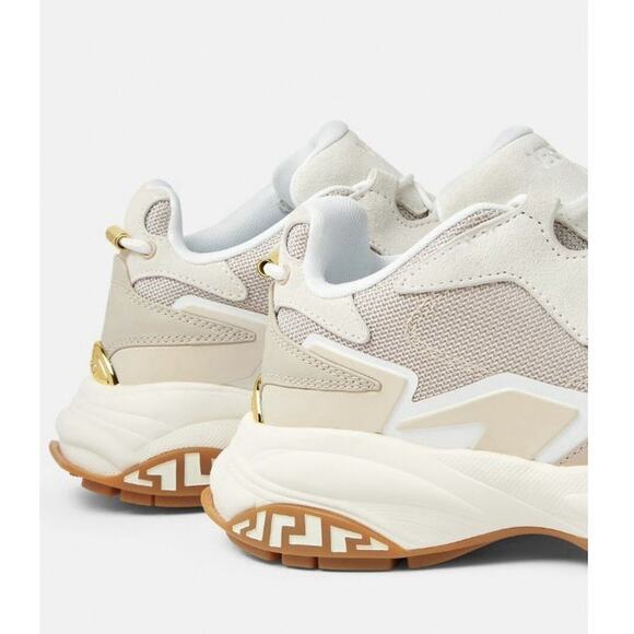 Versace Mercury Women’s White/Beige Sneakers 9 US (39 Euro) 1016318 NIB $890 - Picture 4 of 16